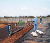 非洲剛果礦業(yè)萃取池防滲