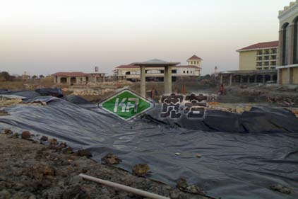 景觀人工湖防滲